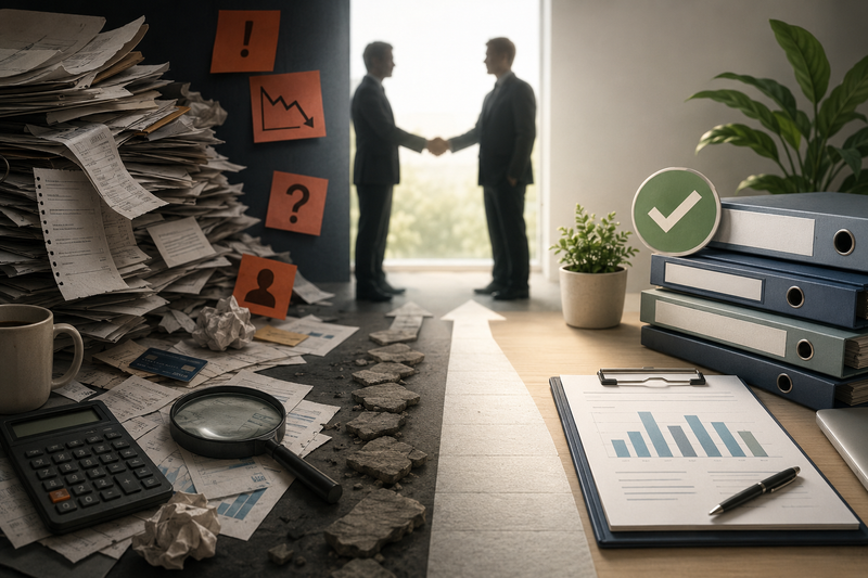 Clean Books Are a Strategic Asset: What Buyers See in Due Diligence