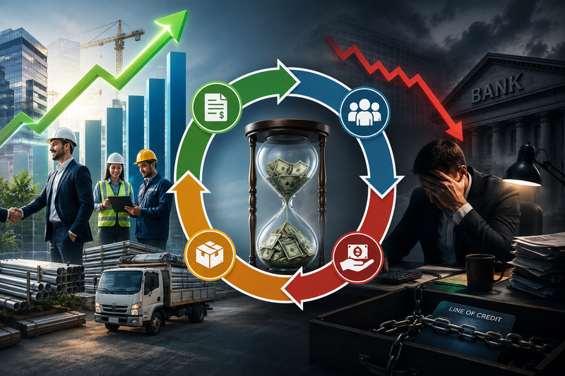 Why Growing Businesses Run Out of Cash — and How the Cash Cycle Explains It
