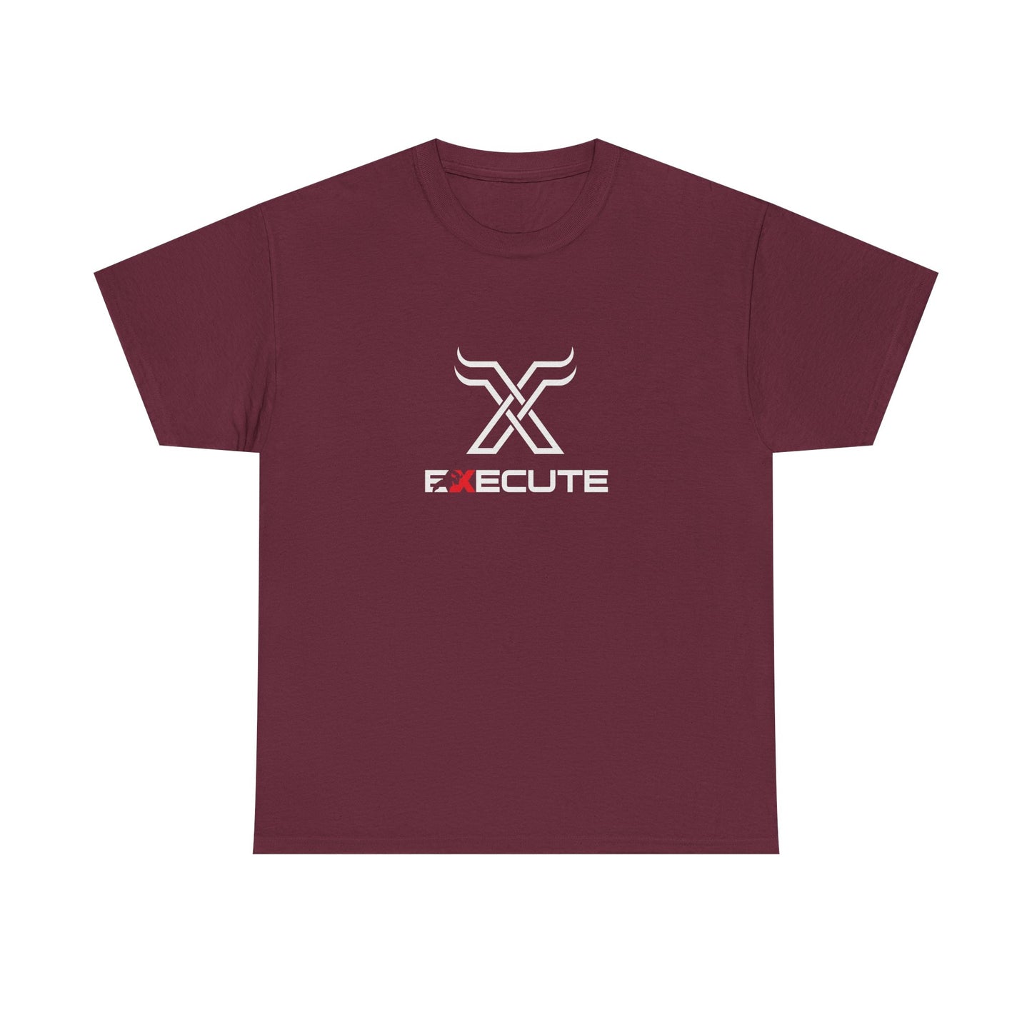 Execute Logo Tee — Minimalist Motivational Graphic T-Shirt