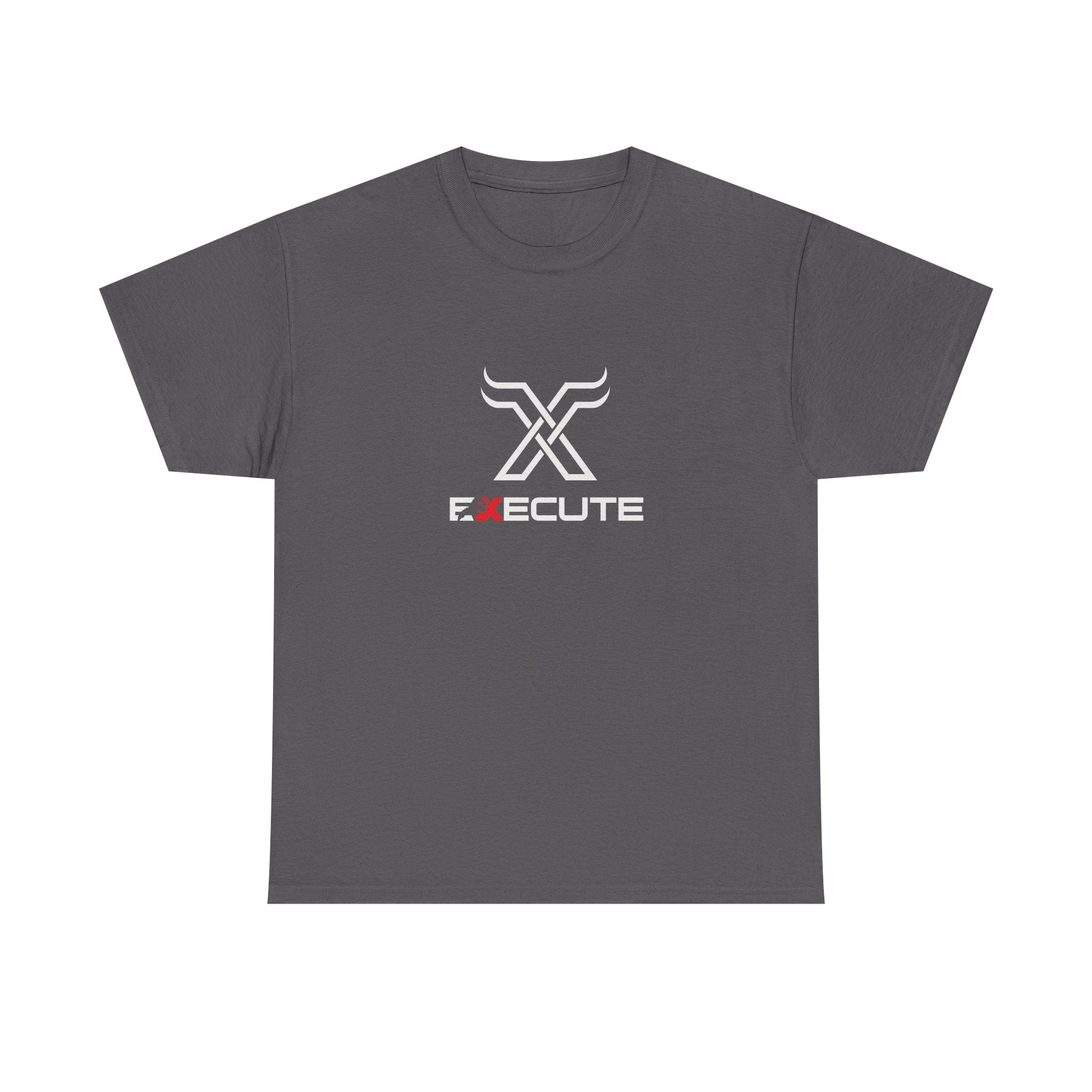 Execute Logo Tee — Minimalist Motivational Graphic T-Shirt