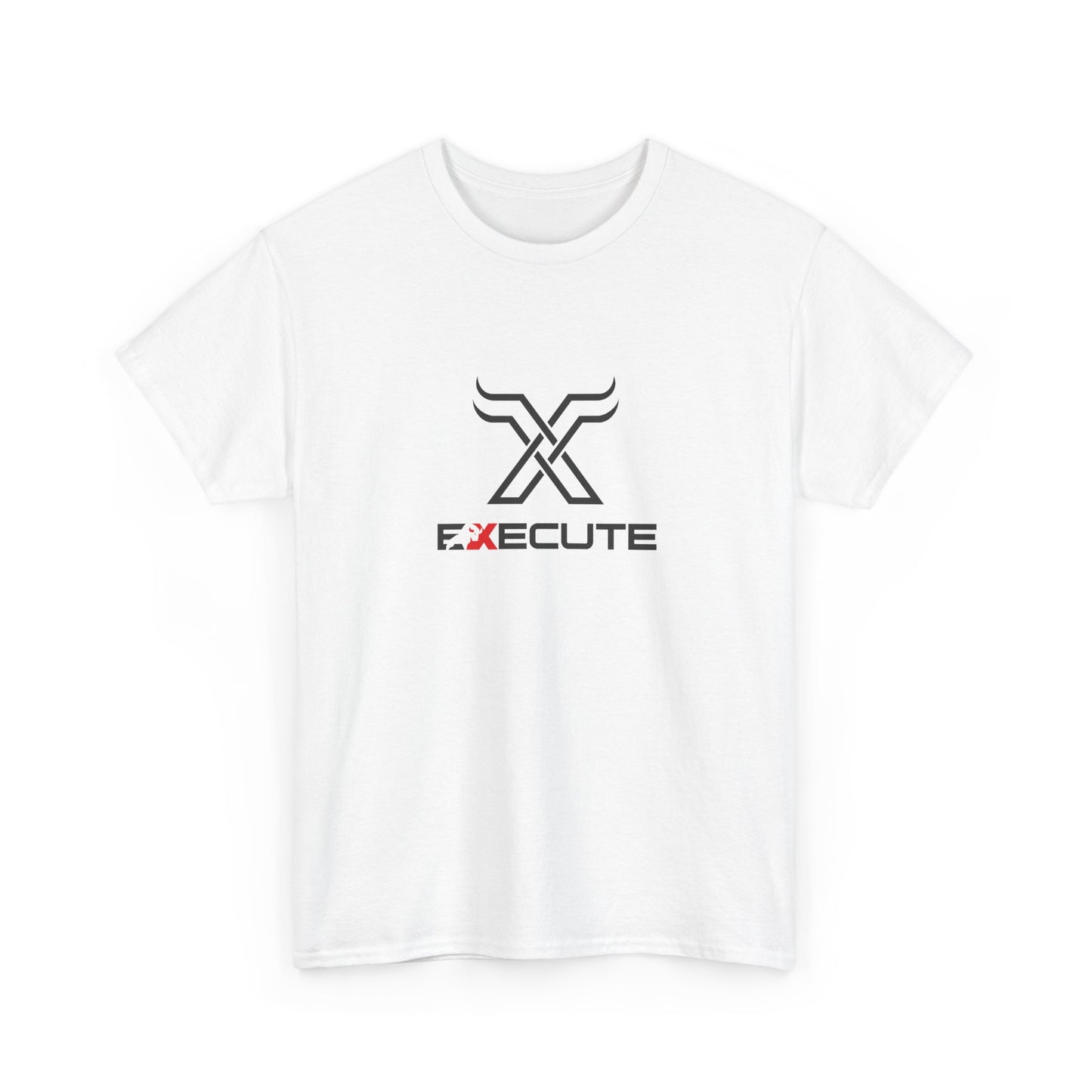 Execute Logo Tee — Minimalist Motivational Graphic T-Shirt