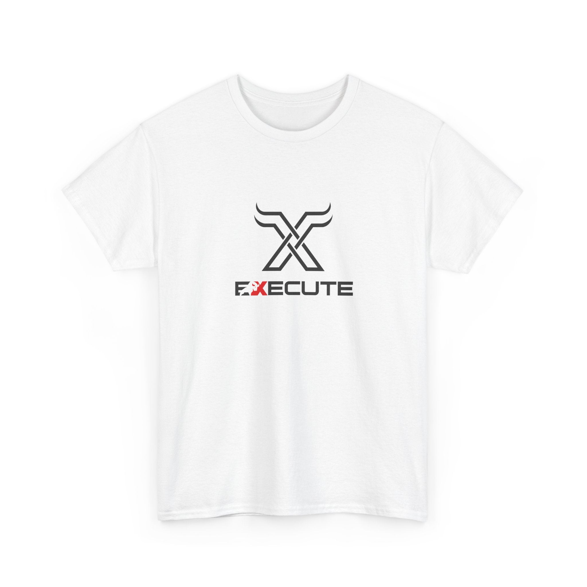 Execute Logo Tee — Minimalist Motivational Graphic T-Shirt