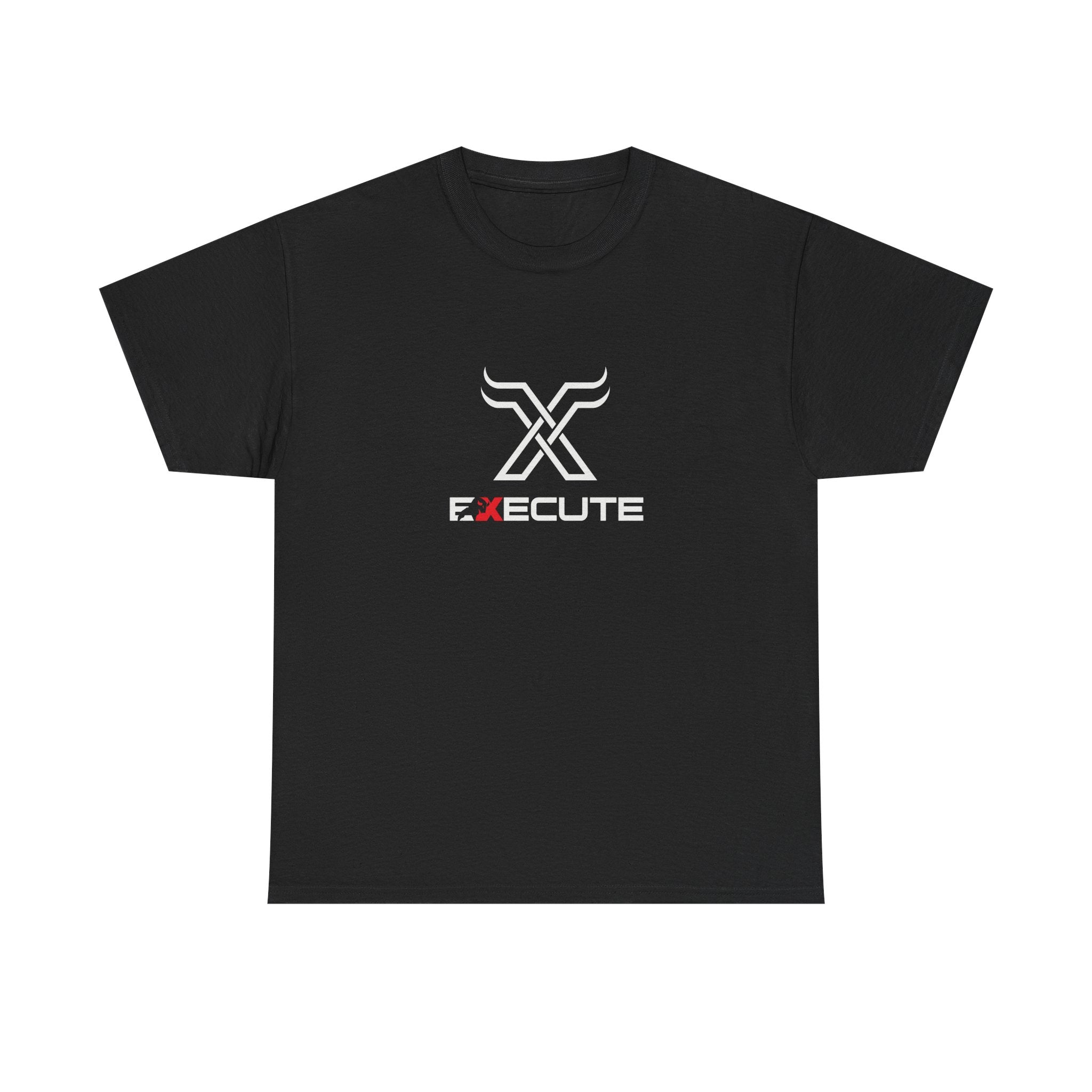Execute Logo Tee — Minimalist Motivational Graphic T-Shirt