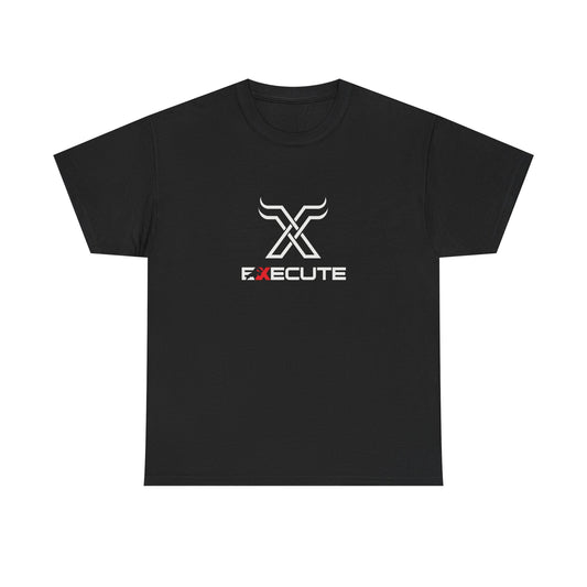 Execute Logo Tee — Minimalist Motivational Graphic T-Shirt