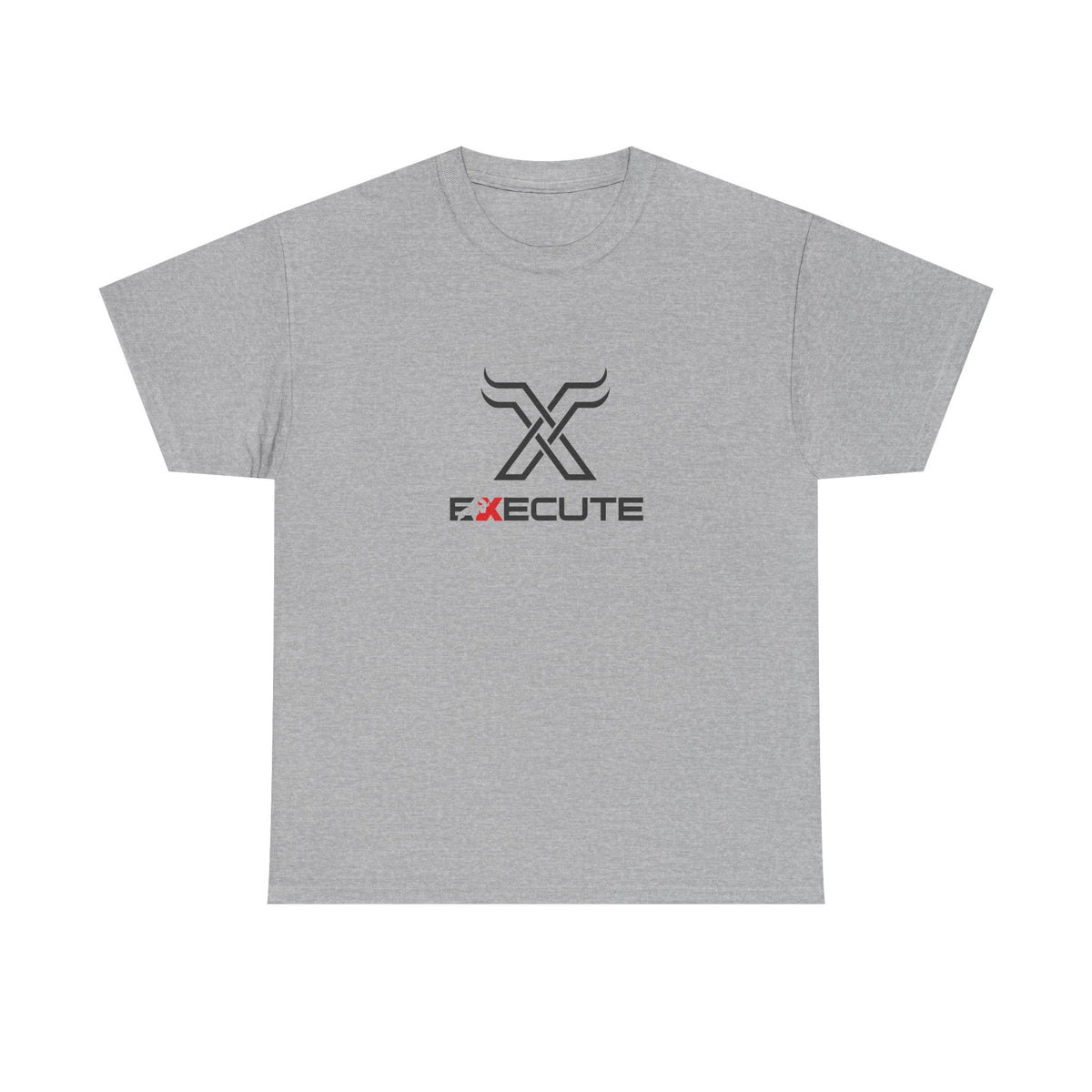 Execute Logo Tee — Minimalist Motivational Graphic T-Shirt