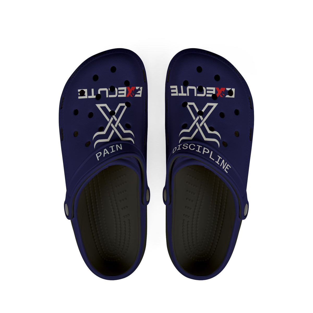 Navy EVA Foam Clogs — Lightweight Slip-On Garden & Beach Shoes