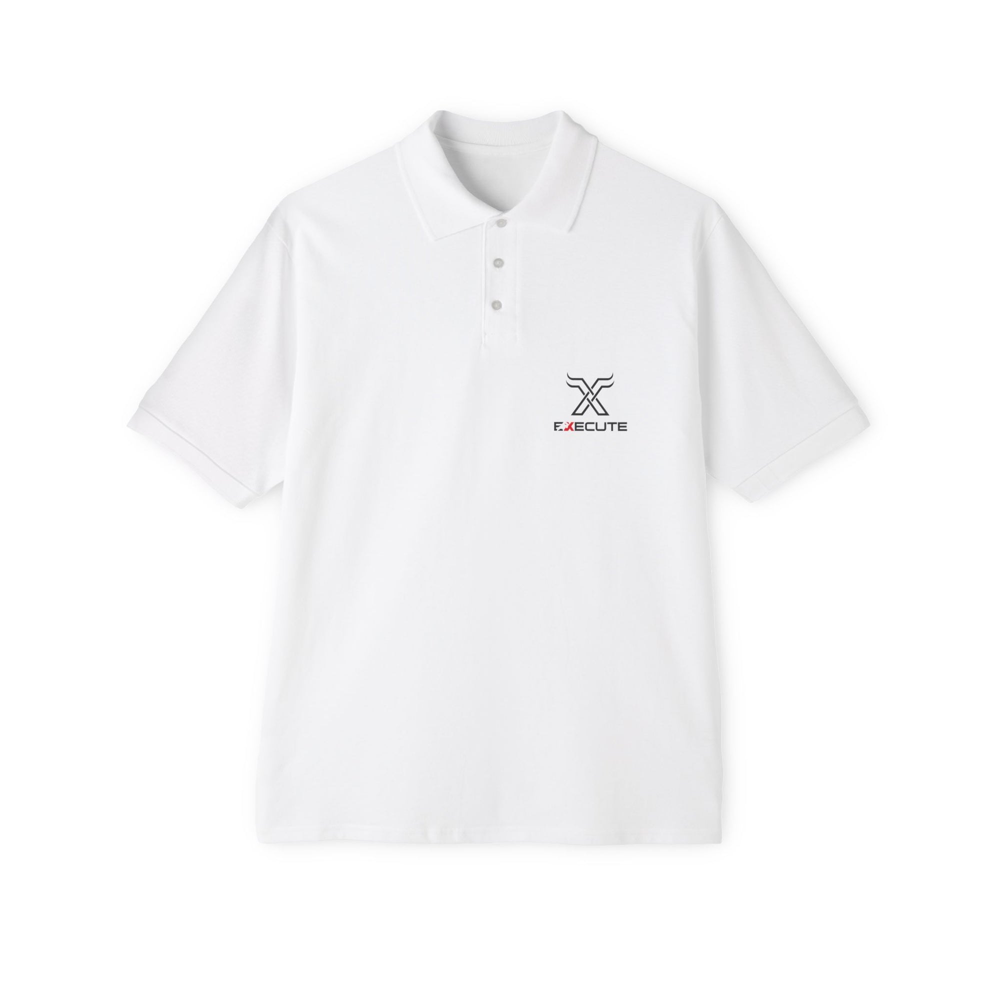Men's Piqué Polo — Minimalist Xclusive Logo Chest Polo Shirt