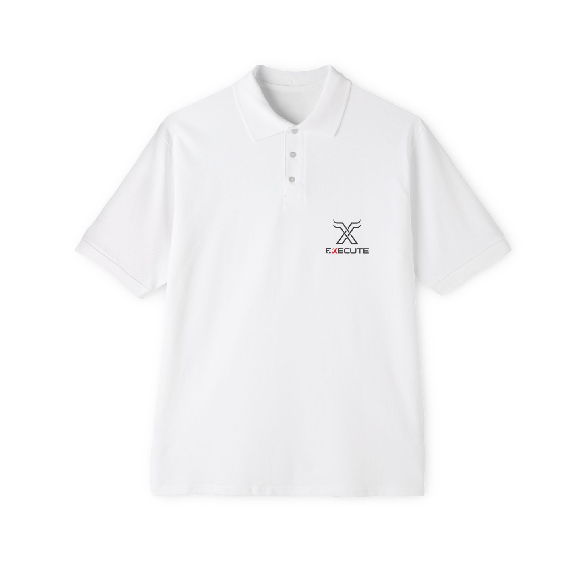 Men's Piqué Polo — Minimalist Xclusive Logo Chest Polo Shirt