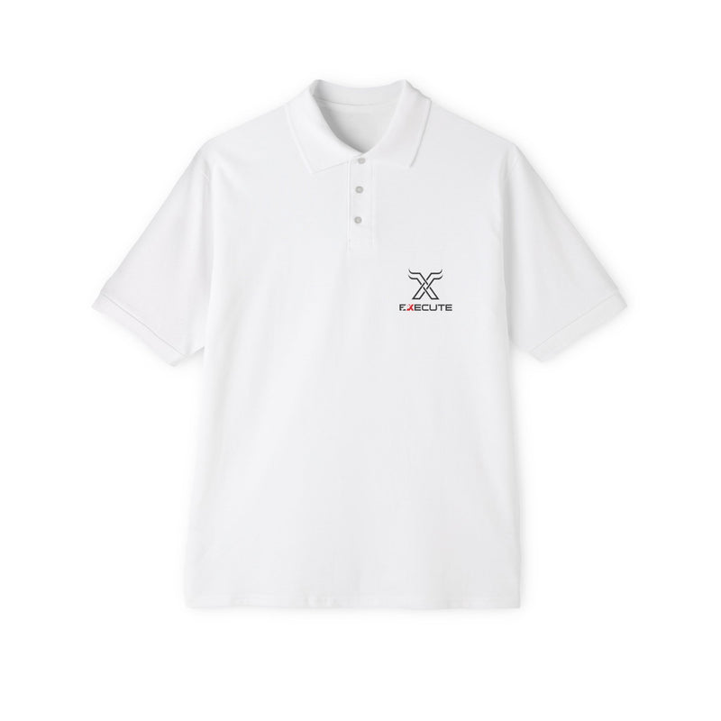 Men's Piqué Polo — Minimalist Xclusive Logo Chest Polo Shirt