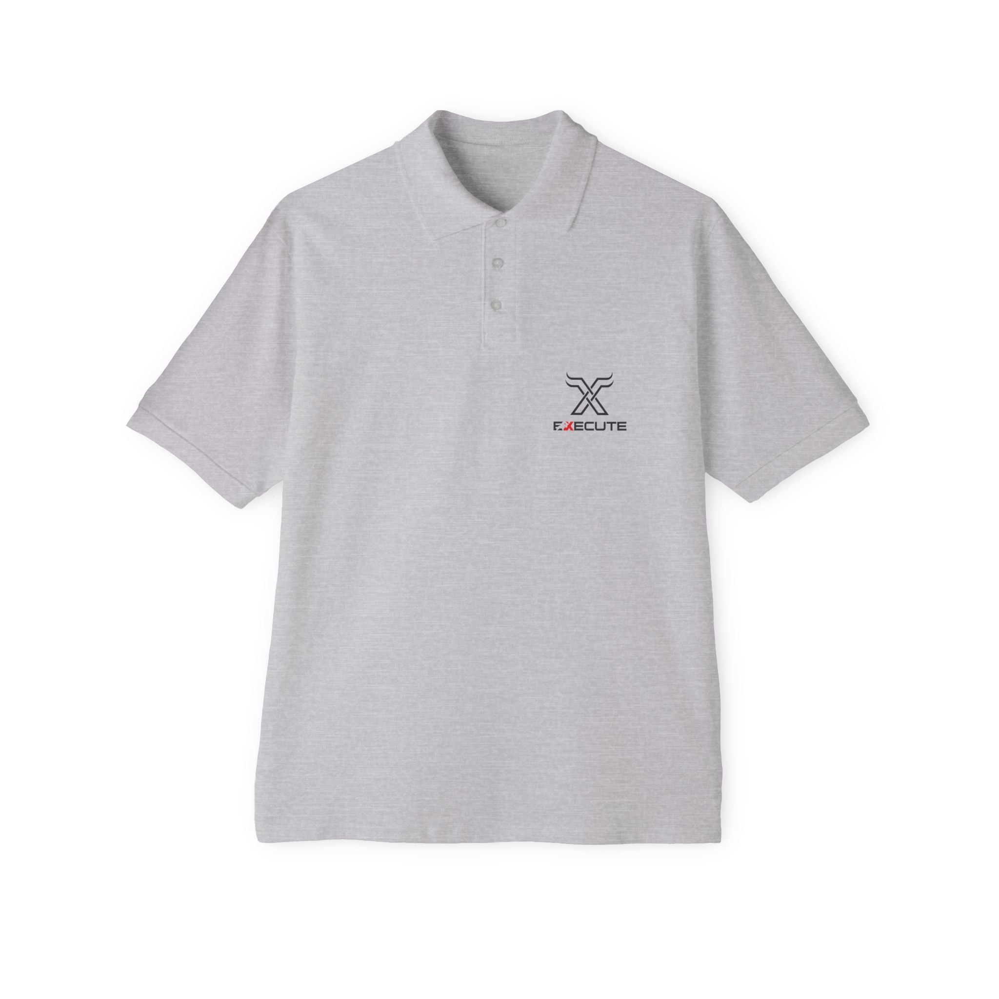 Men's Piqué Polo — Minimalist Xclusive Logo Chest Polo Shirt