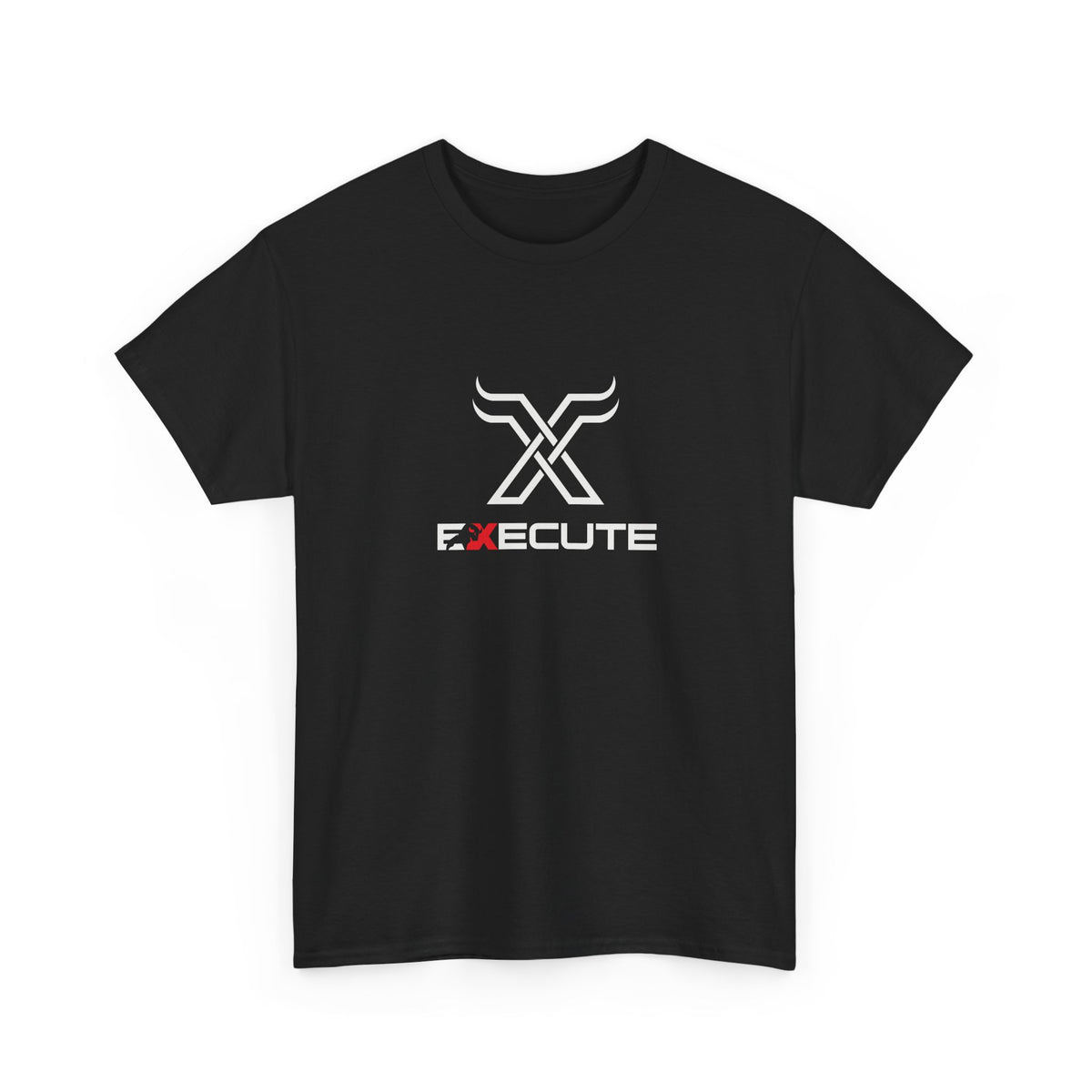 Execute Logo Tee — Minimalist Motivational Graphic T-Shirt