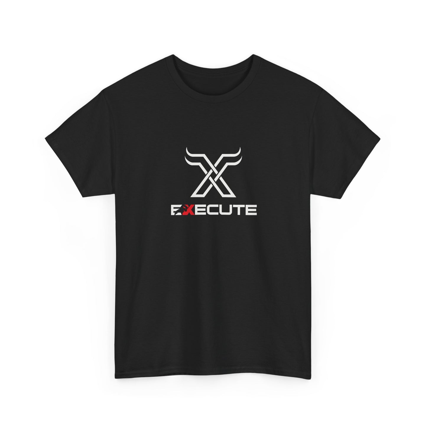 Execute Logo Tee — Minimalist Motivational Graphic T-Shirt