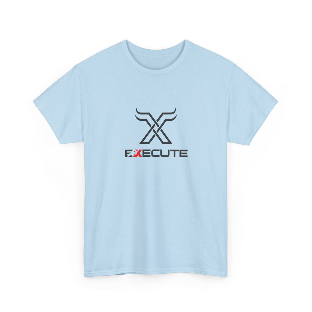 Execute Logo Tee — Minimalist Motivational Graphic T-Shirt