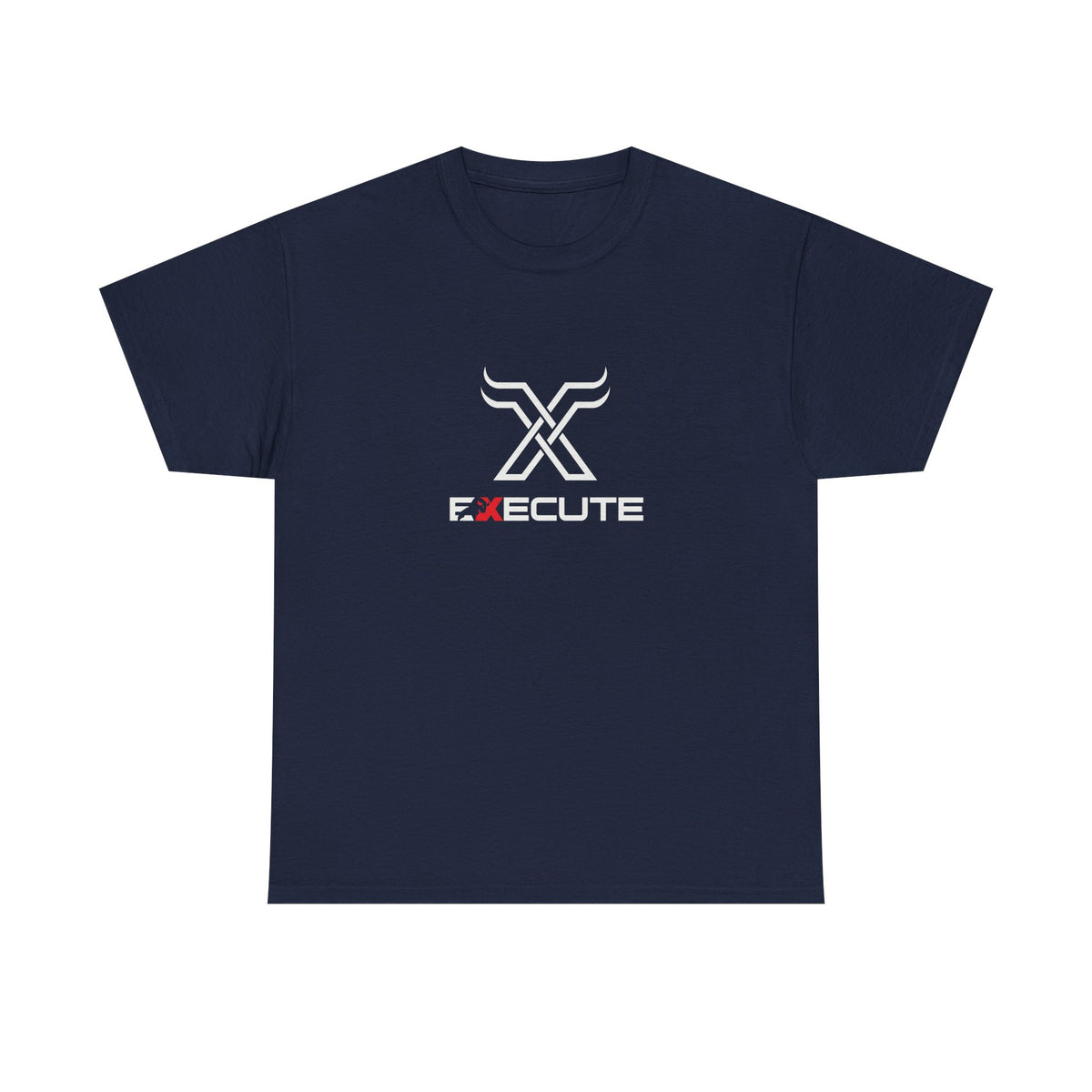 Execute Logo Tee — Minimalist Motivational Graphic T-Shirt