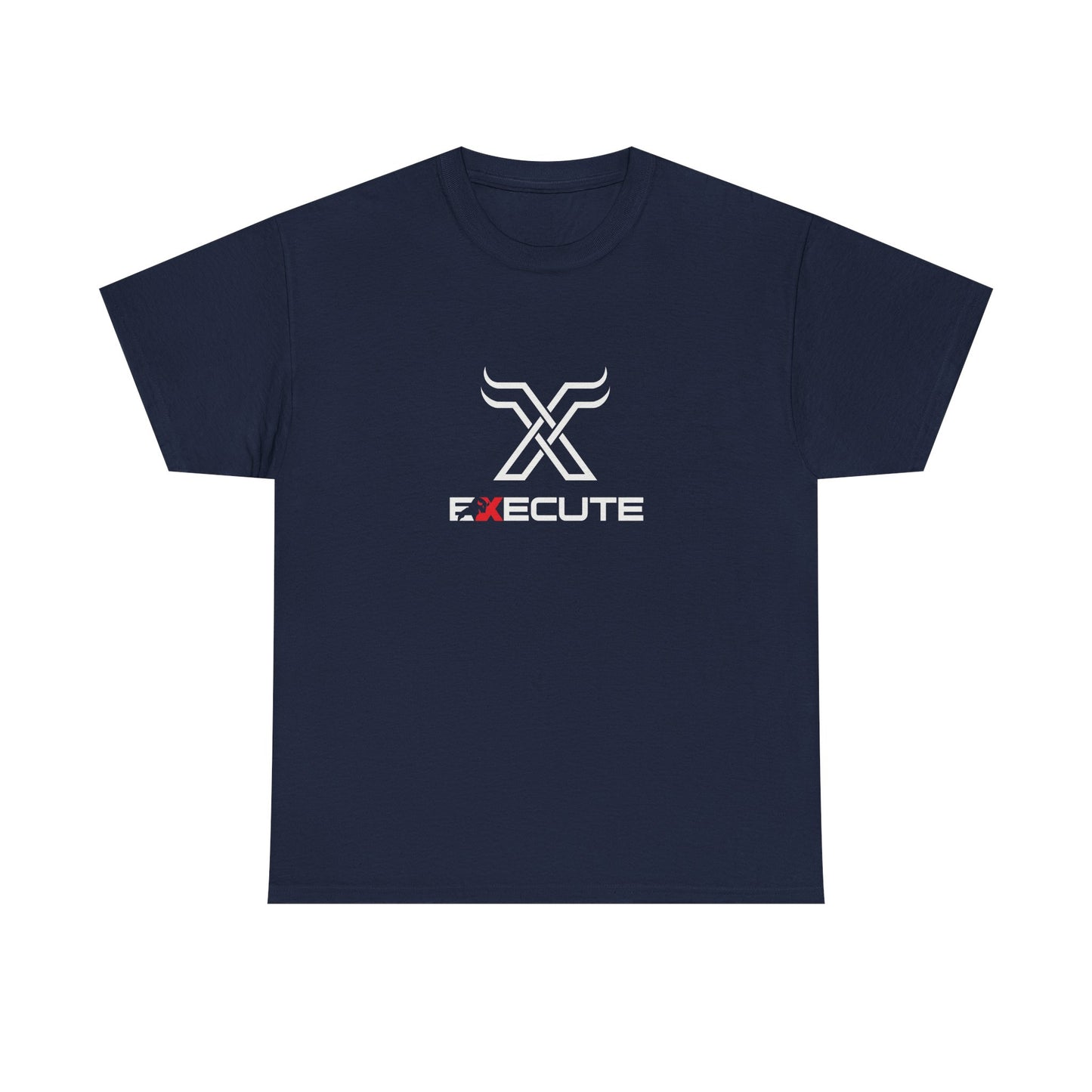 Execute Logo Tee — Minimalist Motivational Graphic T-Shirt