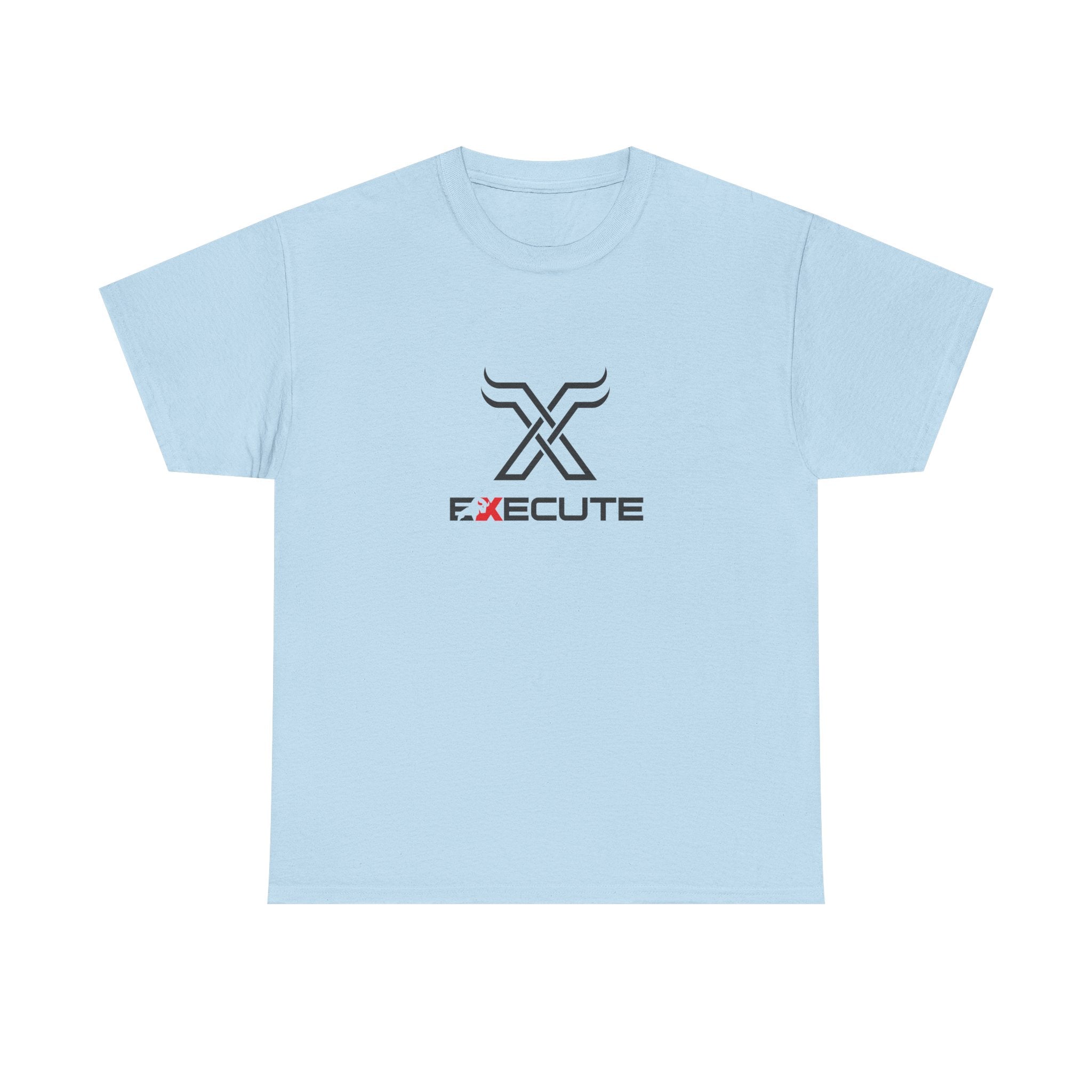Execute Logo Tee — Minimalist Motivational Graphic T-Shirt