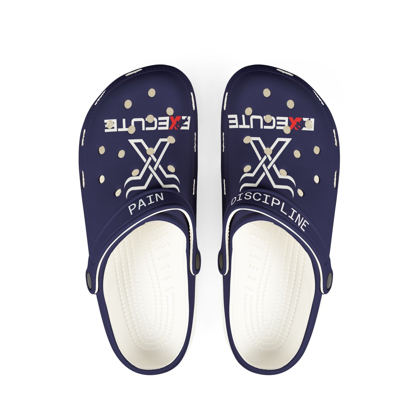Navy EVA Foam Clogs — Lightweight Slip-On Garden & Beach Shoes