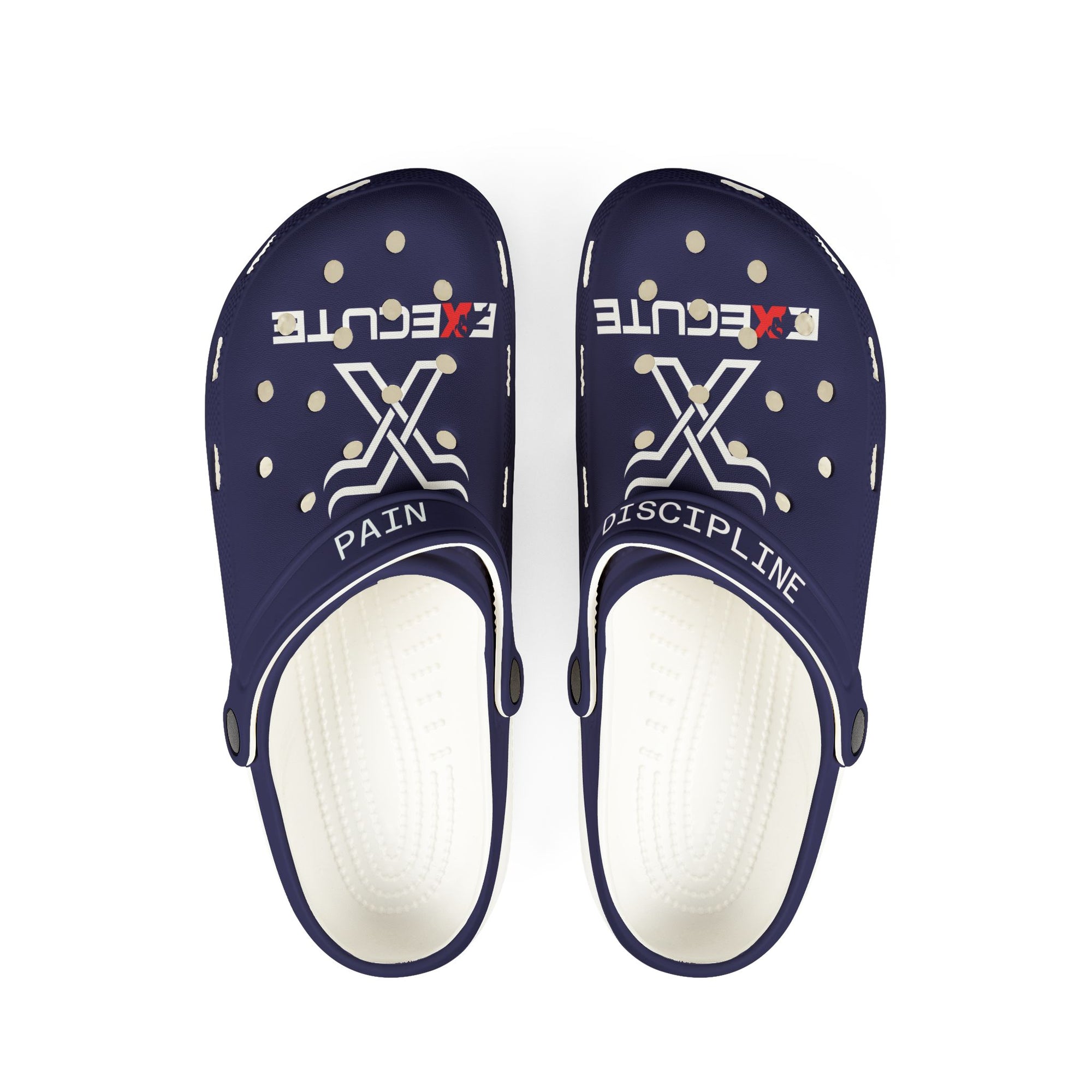 Navy EVA Foam Clogs — Lightweight Slip-On Garden & Beach Shoes