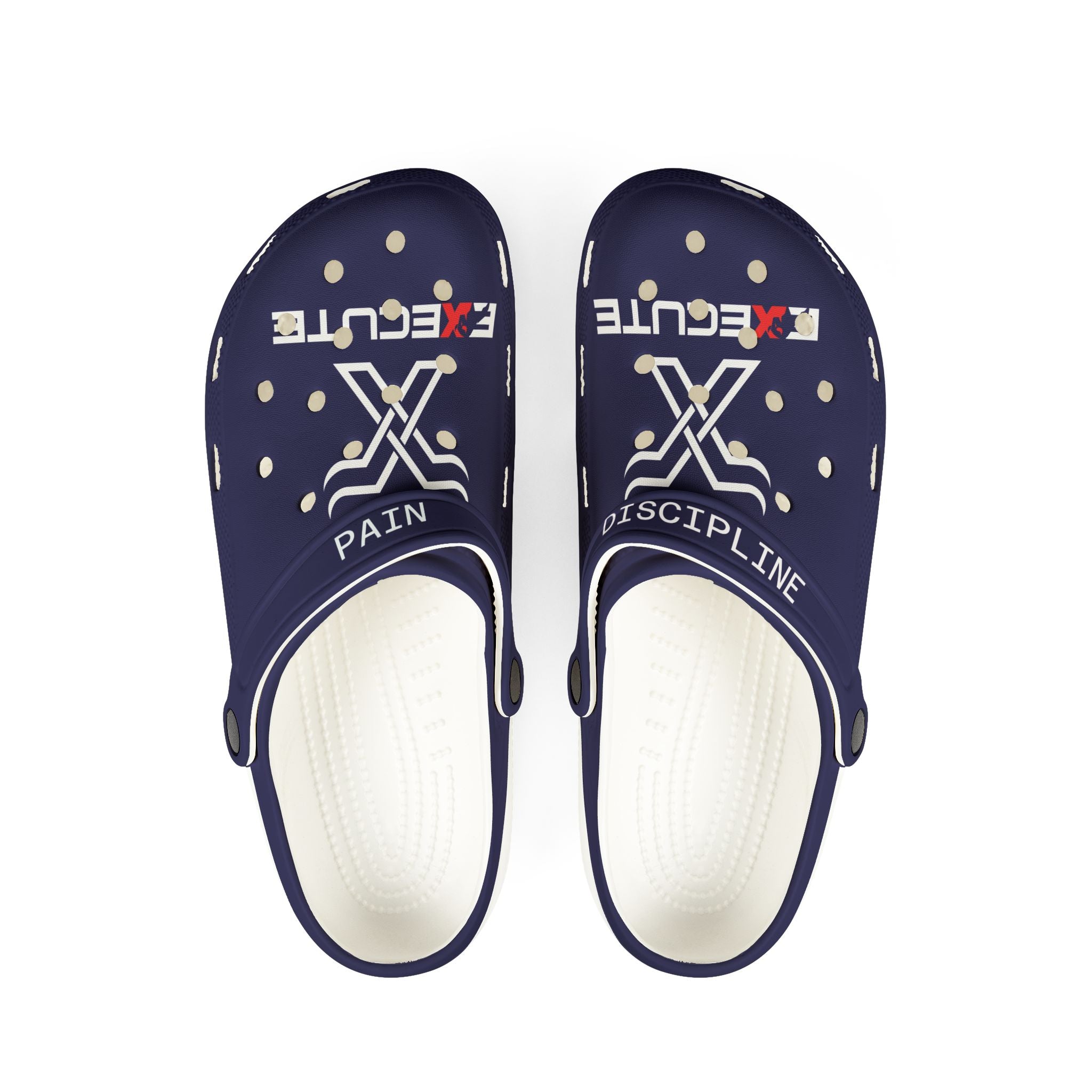 Navy EVA Foam Clogs — Lightweight Slip-On Garden & Beach Shoes