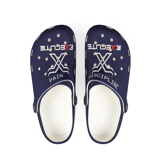 Navy EVA Foam Clogs — Lightweight Slip-On Garden & Beach Shoes