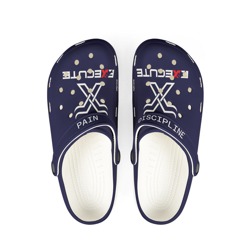 Navy EVA Foam Clogs — Lightweight Slip-On Garden & Beach Shoes