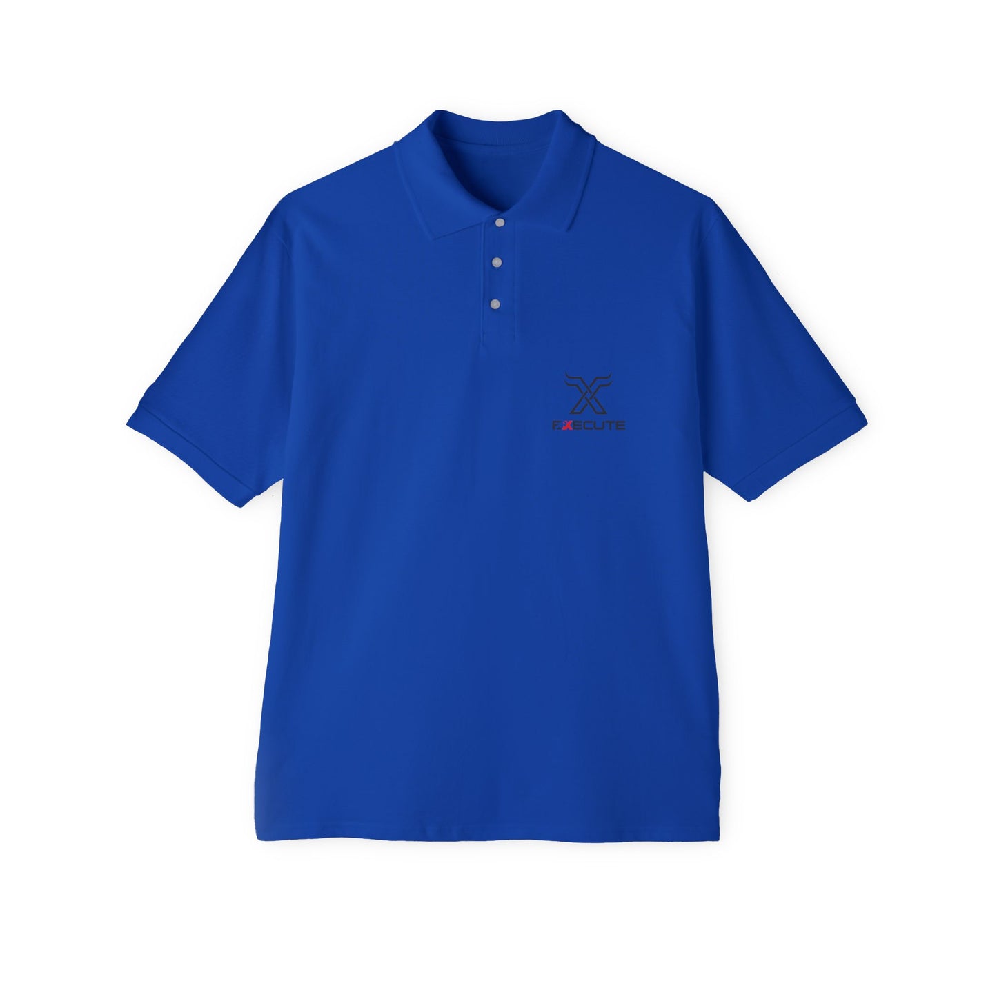 Men's Piqué Polo — Minimalist Xclusive Logo Chest Polo Shirt