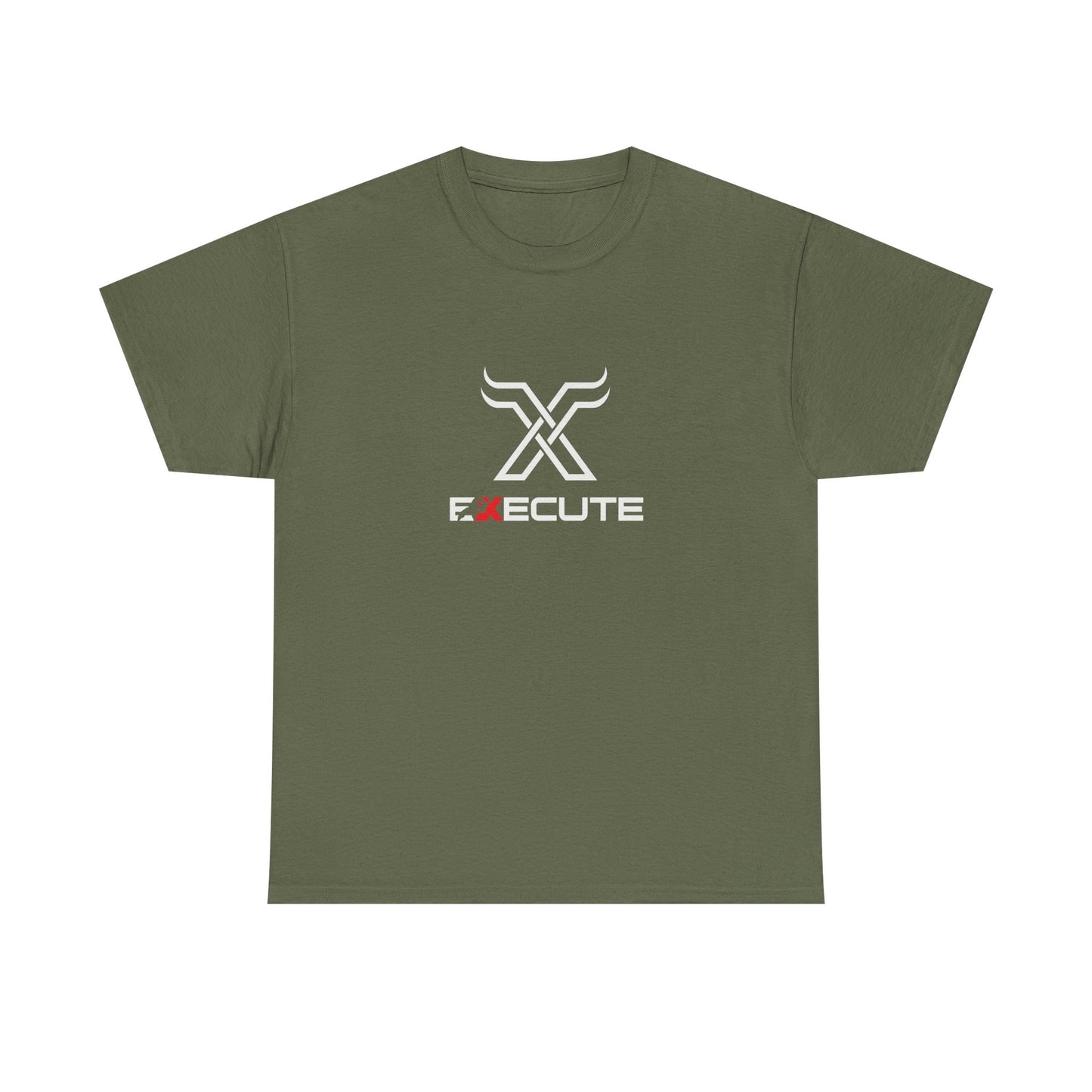 Execute Logo Tee — Minimalist Motivational Graphic T-Shirt