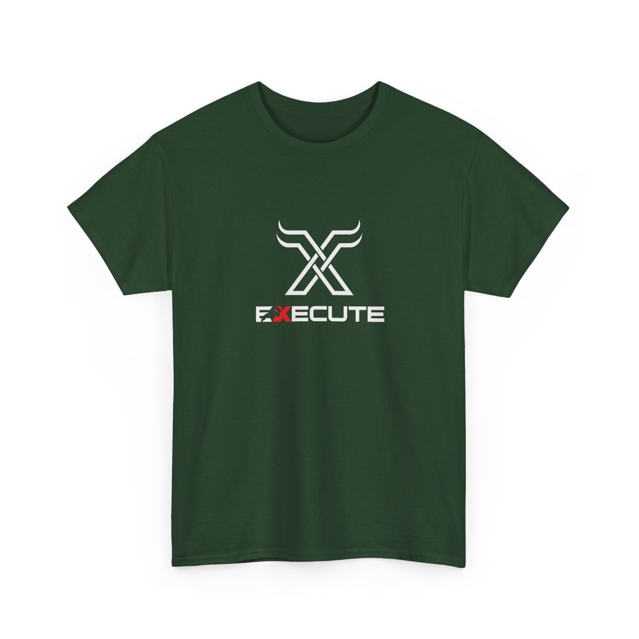 Execute Logo Tee — Minimalist Motivational Graphic T-Shirt