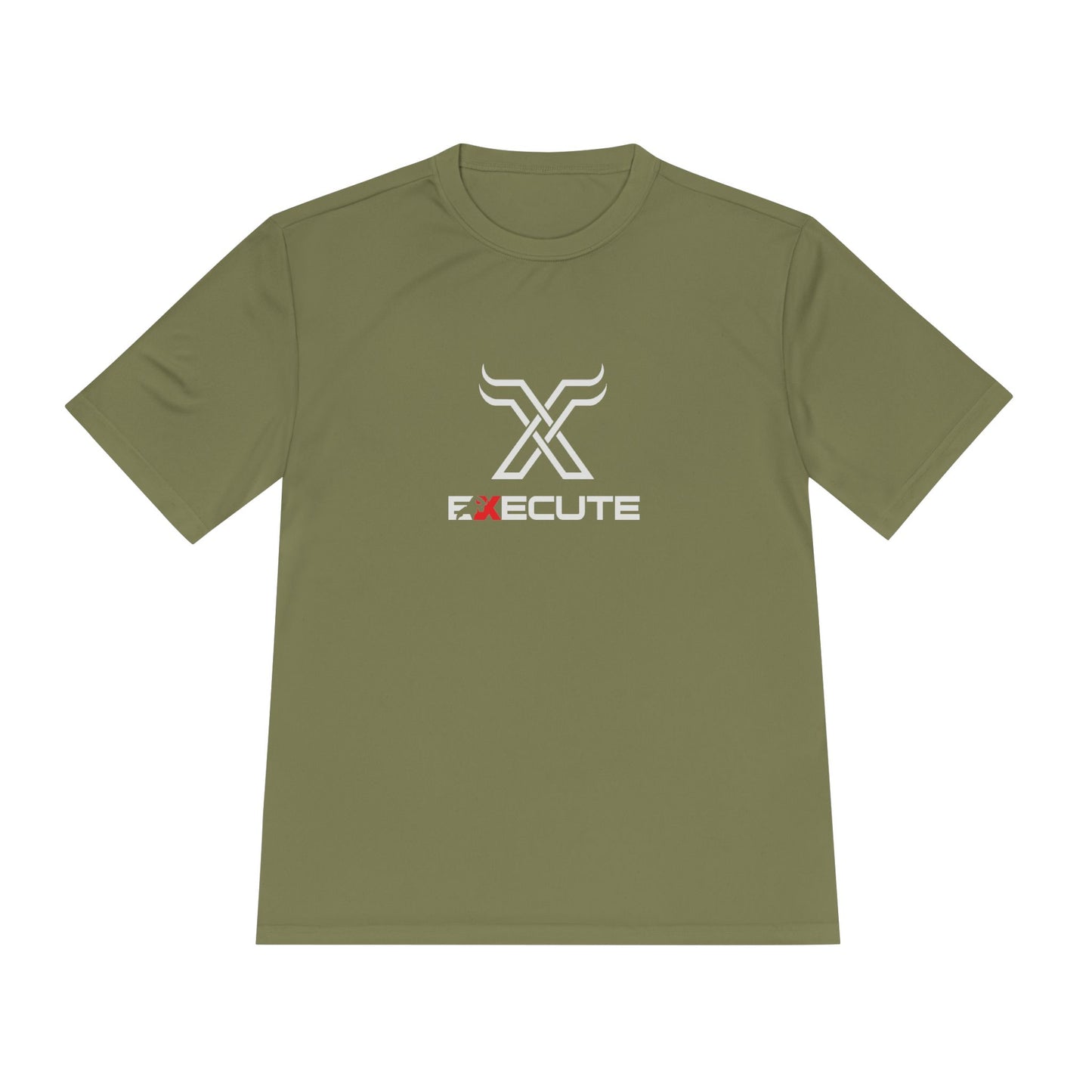 Execute Logo Performance Tee — Moisture-Wicking Athletic Shirt