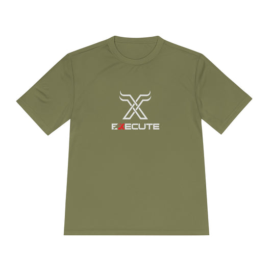 Execute Logo Performance Tee — Moisture-Wicking Athletic Shirt