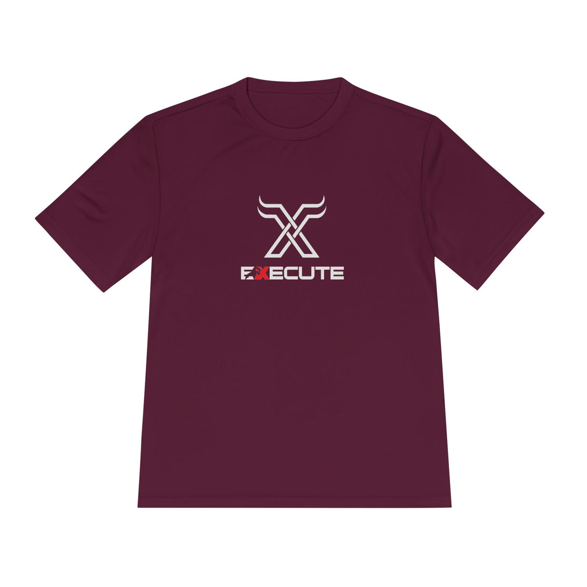 Execute Logo Performance Tee — Moisture-Wicking Athletic Shirt