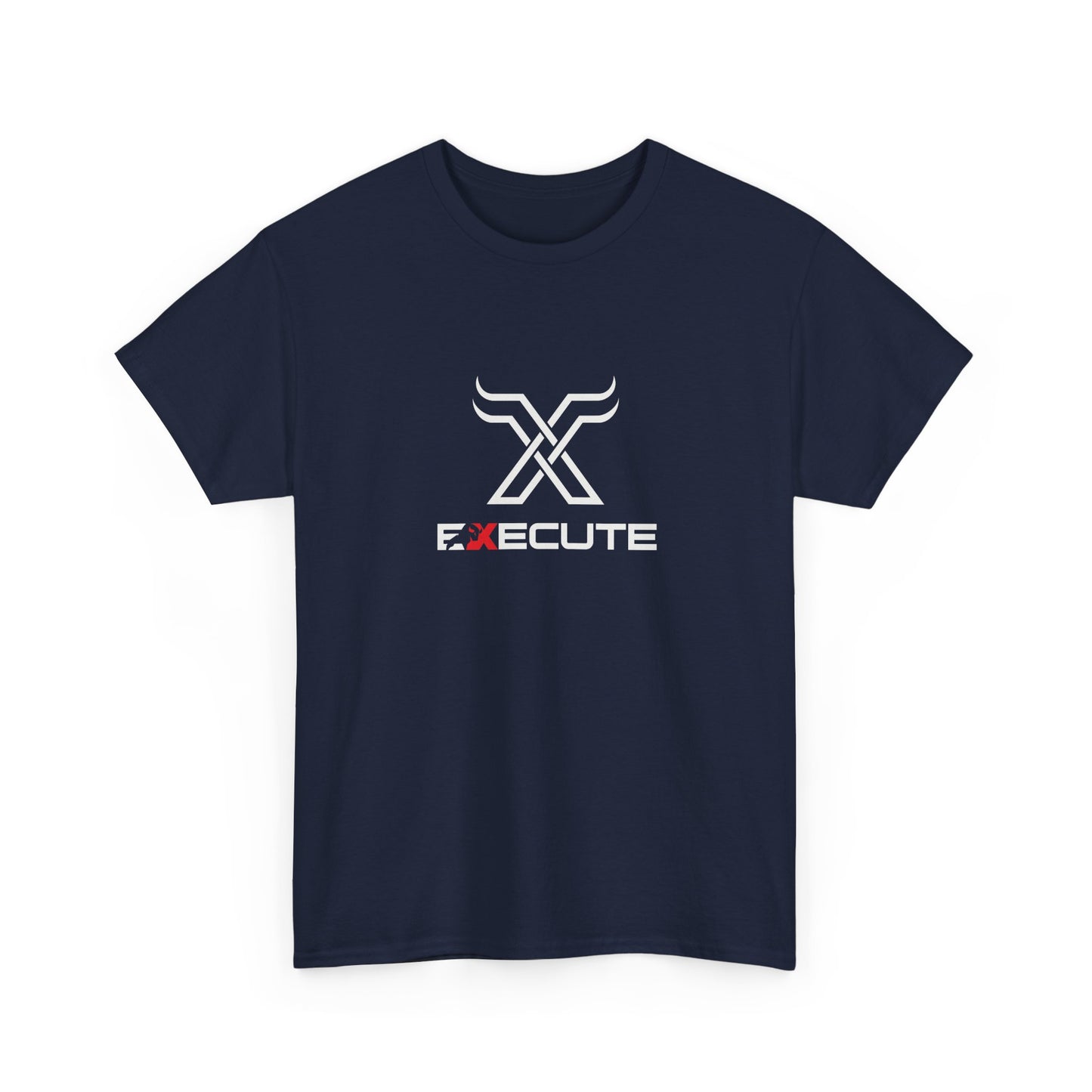 Execute Logo Tee — Minimalist Motivational Graphic T-Shirt