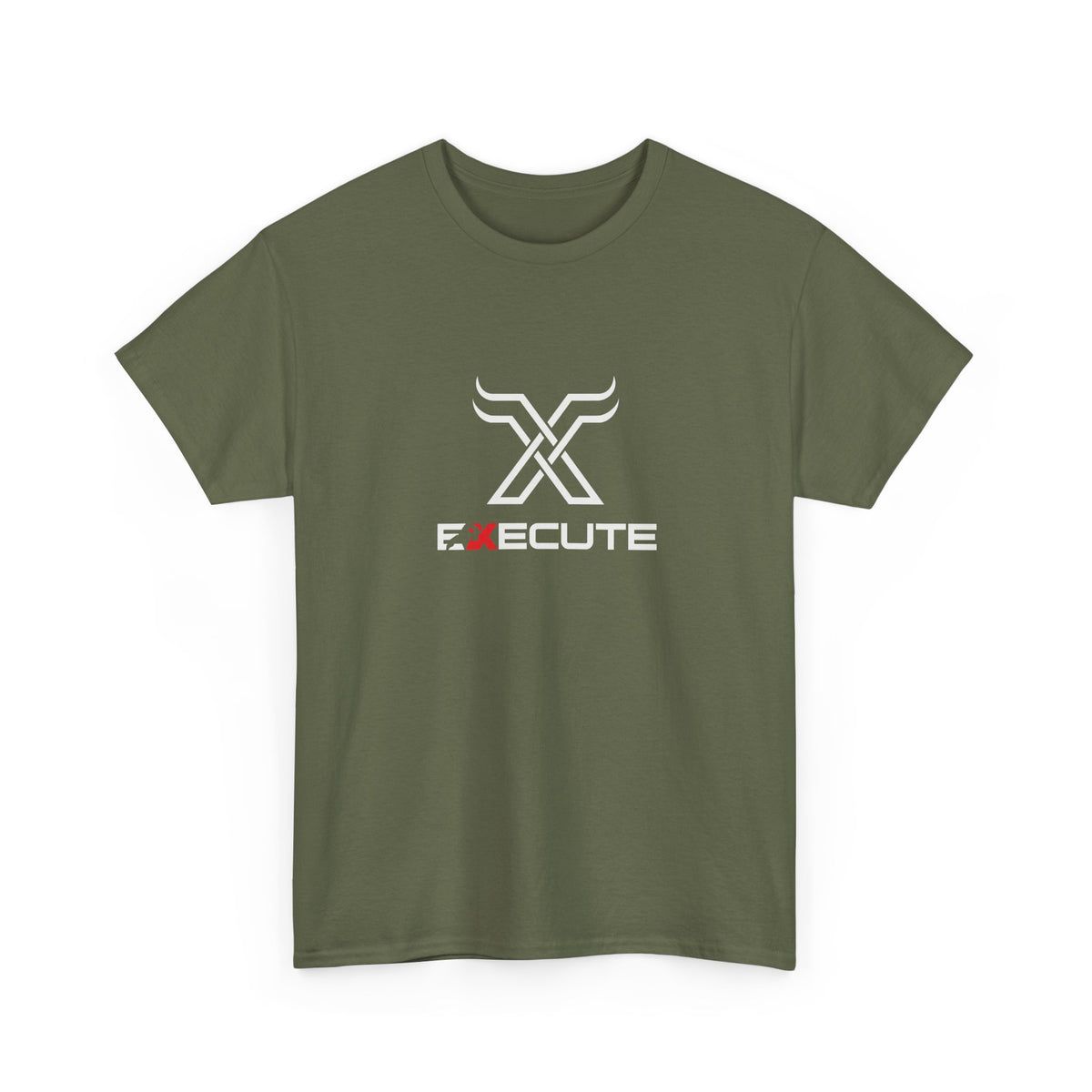 Execute Logo Tee — Minimalist Motivational Graphic T-Shirt