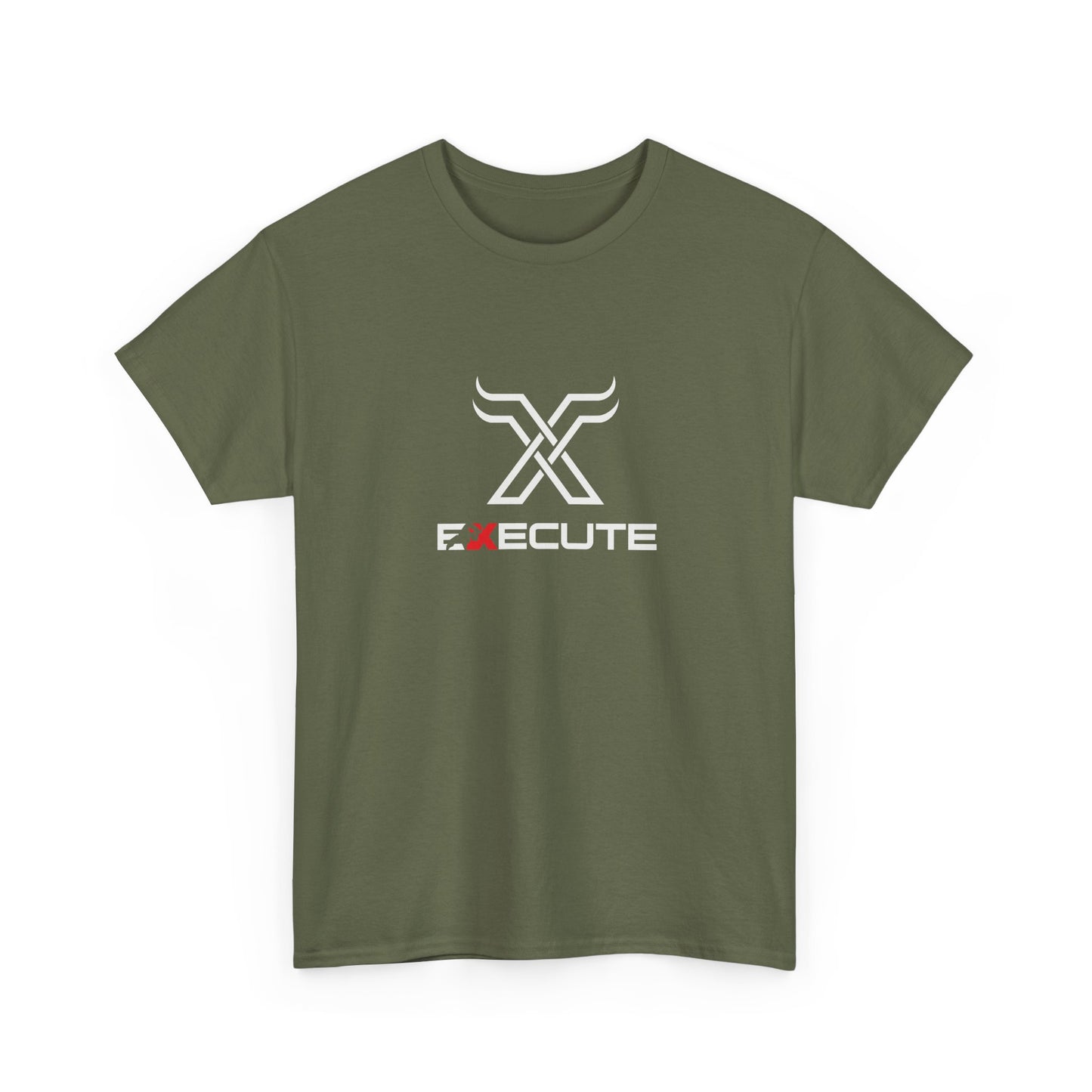 Execute Logo Tee — Minimalist Motivational Graphic T-Shirt