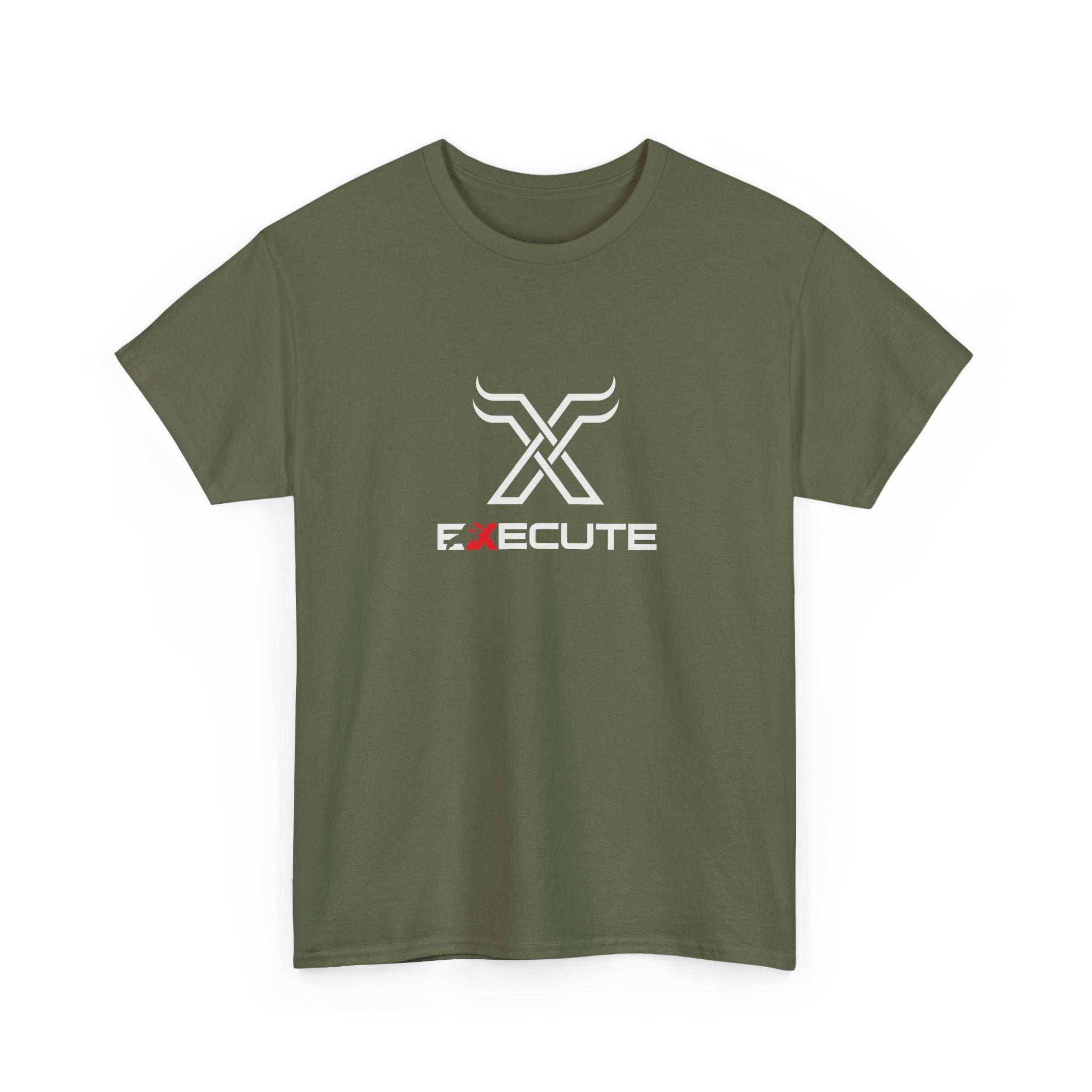Execute Logo Tee — Minimalist Motivational Graphic T-Shirt