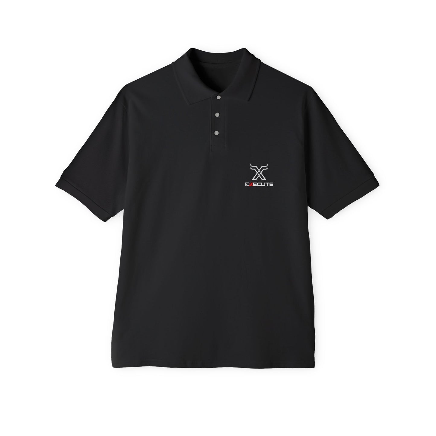 Men's Piqué Polo — Minimalist Xclusive Logo Chest Polo Shirt