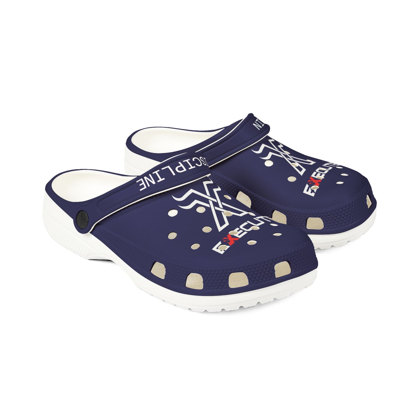 Navy EVA Foam Clogs — Lightweight Slip-On Garden & Beach Shoes