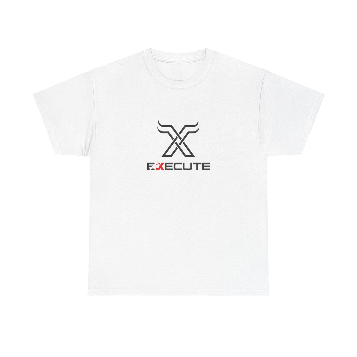 Execute Logo Tee — Minimalist Motivational Graphic T-Shirt