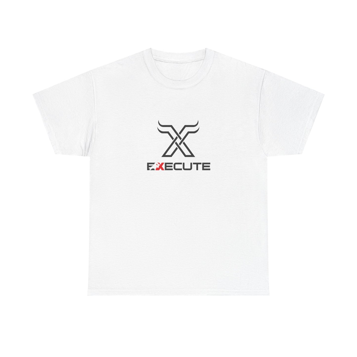 Execute Logo Tee — Minimalist Motivational Graphic T-Shirt