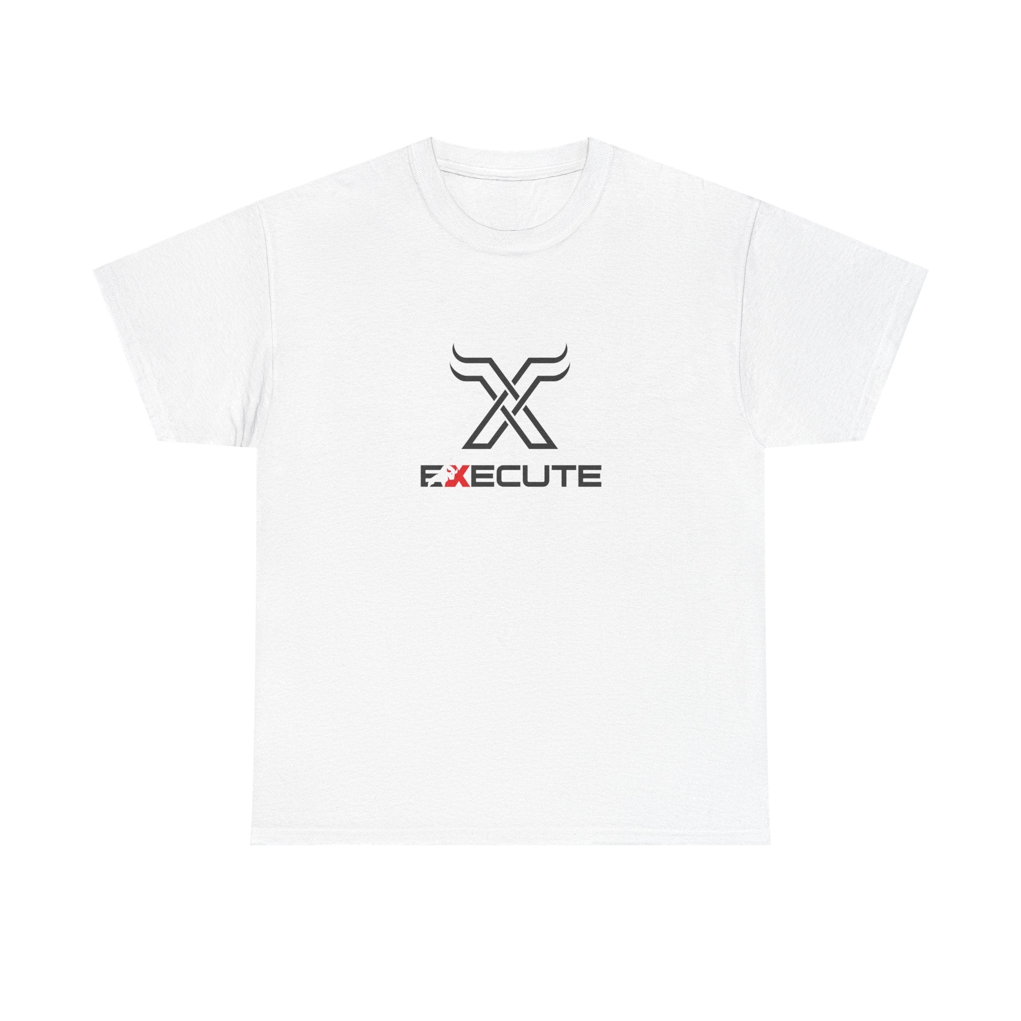 Execute Logo Tee — Minimalist Motivational Graphic T-Shirt