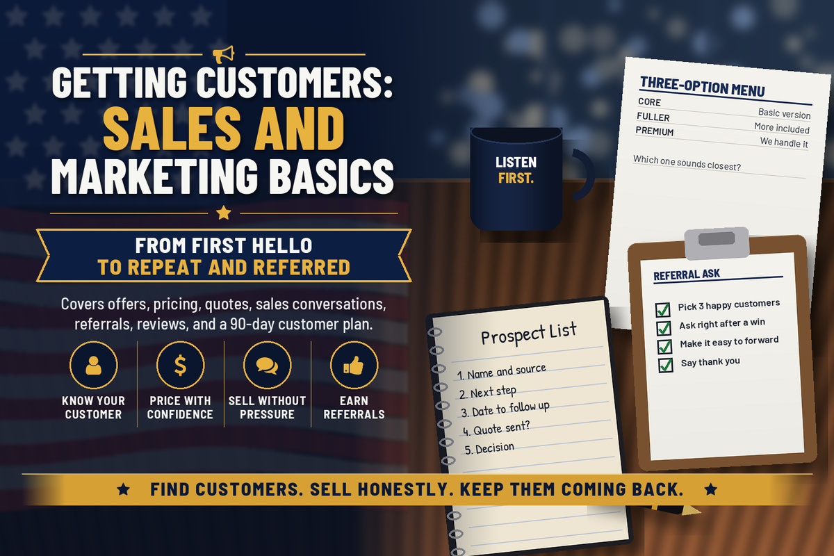 Getting Customers: Sales and Marketing Basics