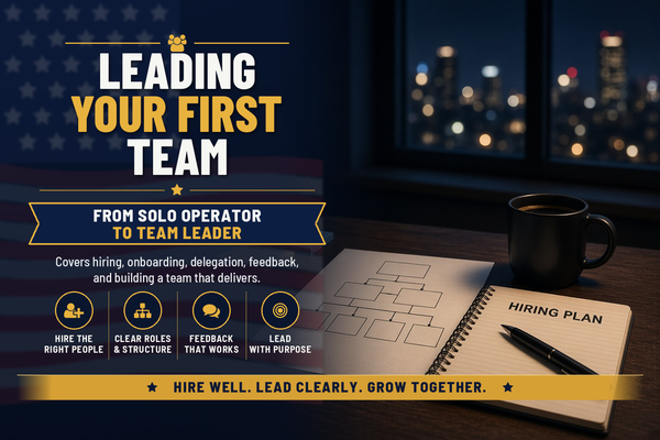 Leading Your First Team